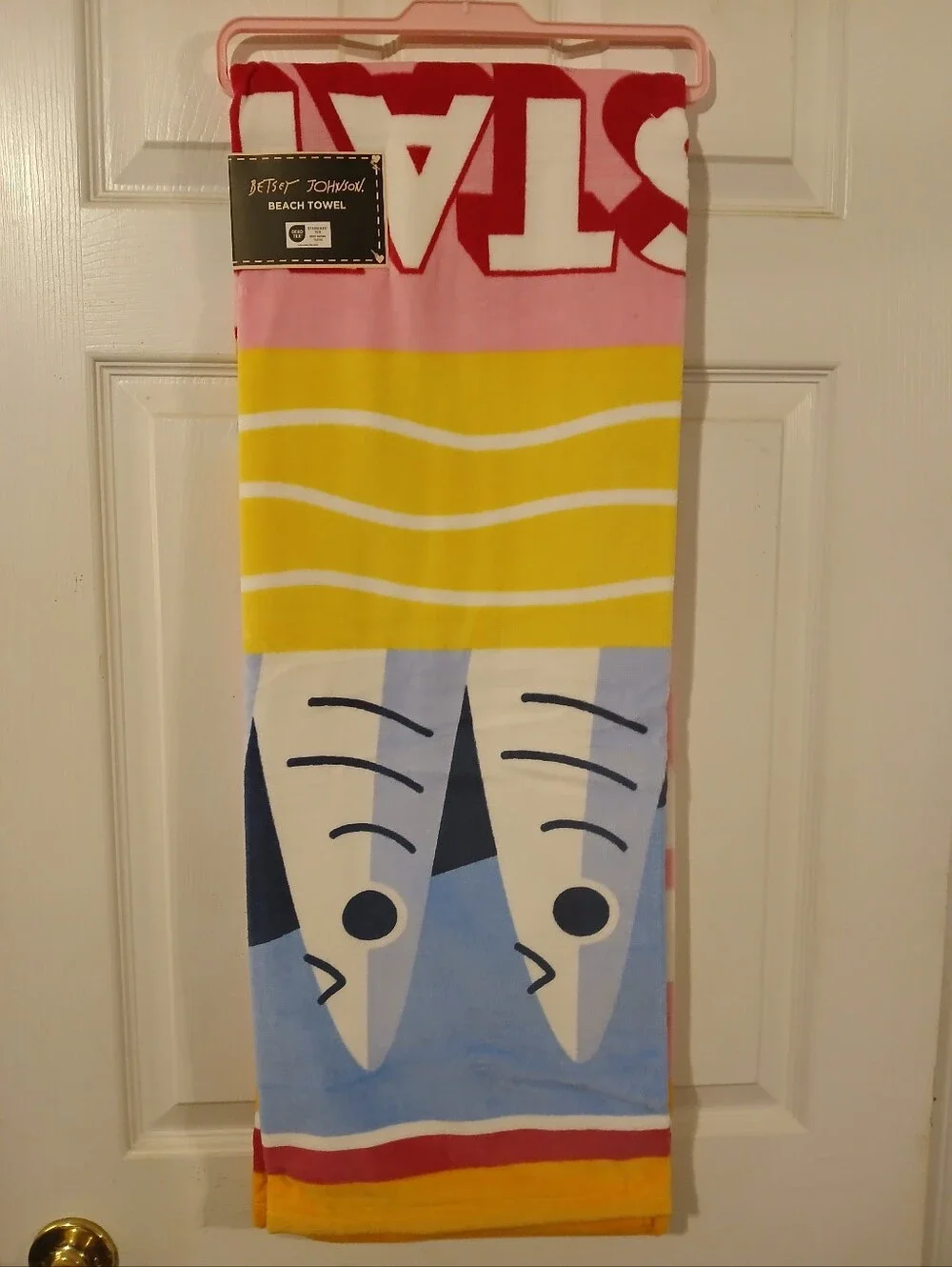 Betsey Johnson NWT 6ft Beach Towel - Stay Salty